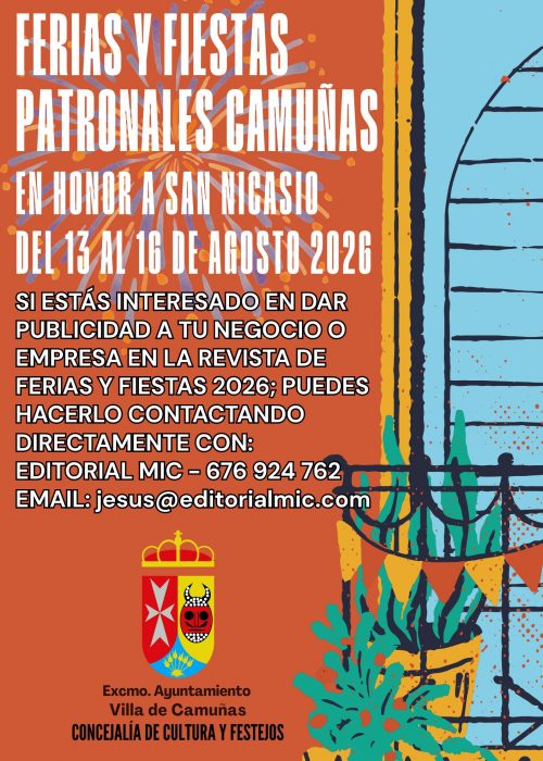 CONTACTO PARA ANUNCIOS FERIAS Y FIESTAS 2026