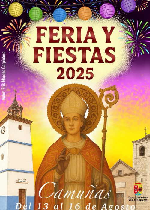 PORTADA LIBRO FERIAS Y FIESTAS CAMUÑAS 2025